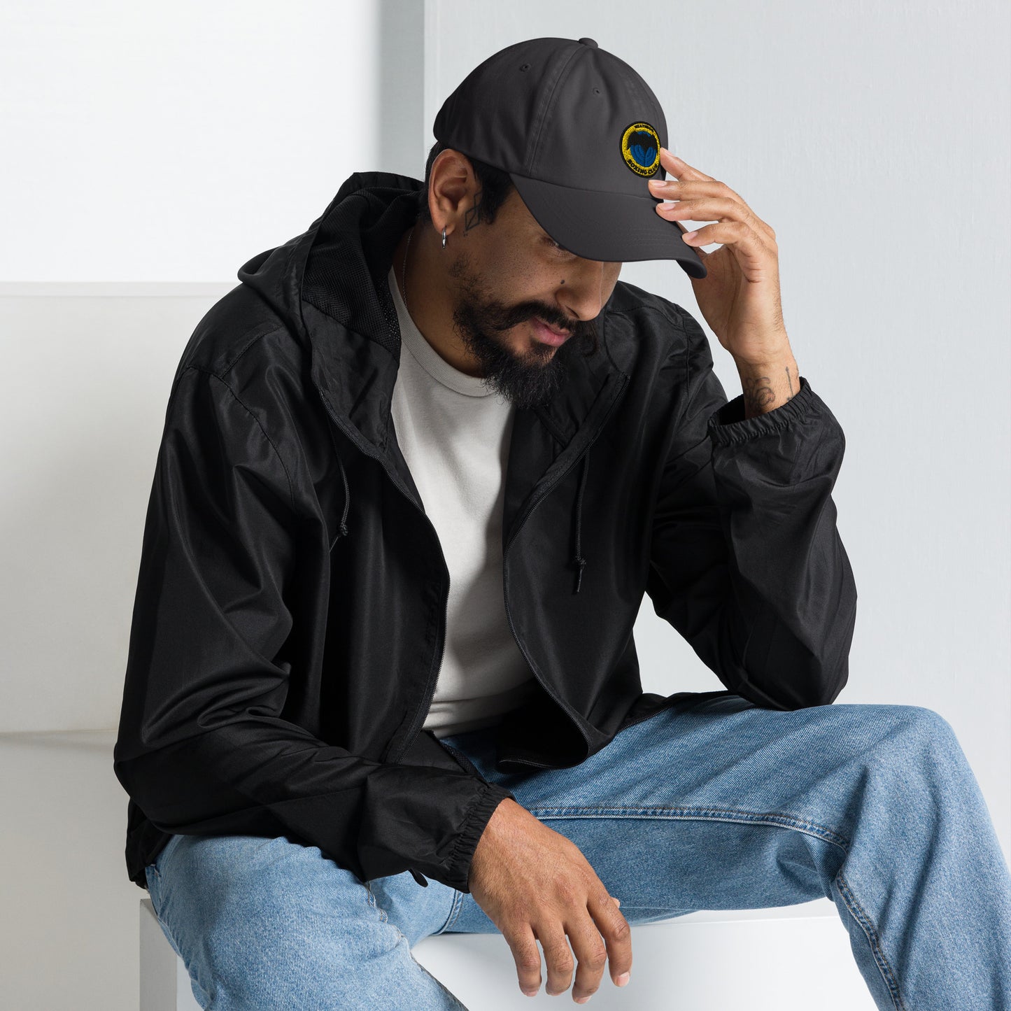 HBC Embriodered Crest Cap