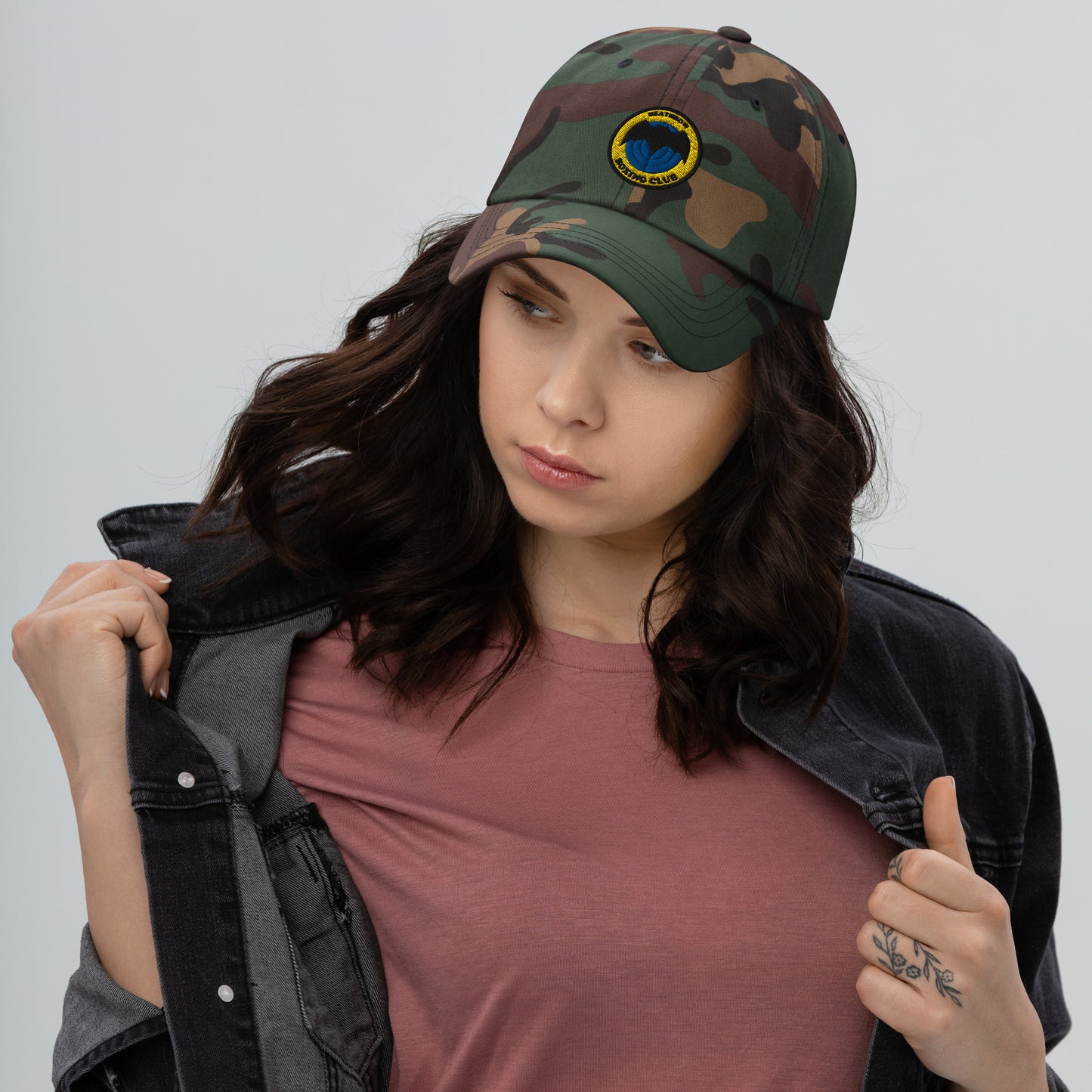 HBC Embriodered Crest Cap