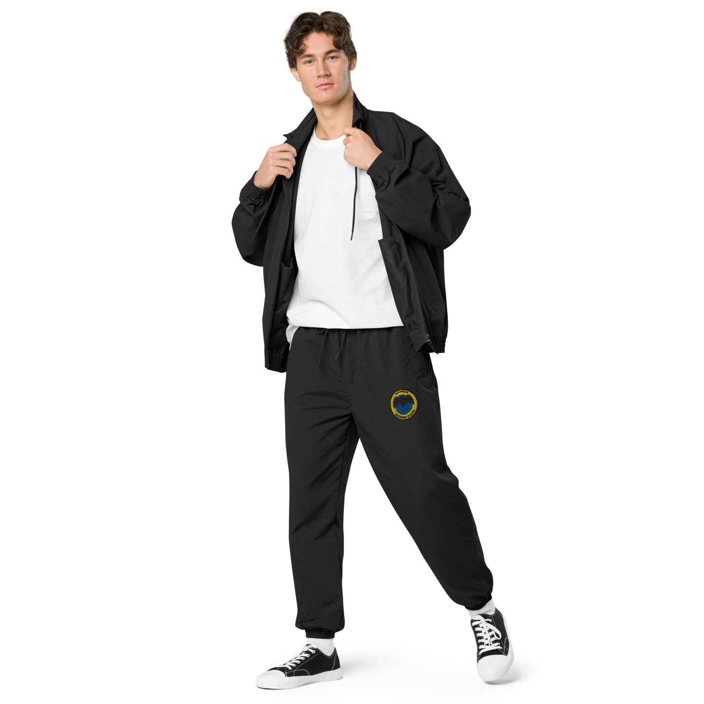 HBC Embriodered tracksuit trousers