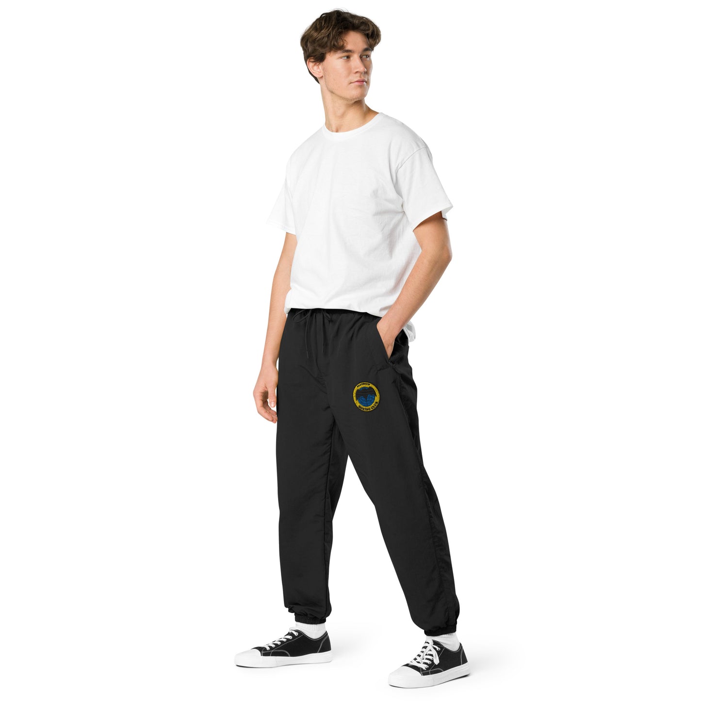 HBC Embriodered tracksuit trousers
