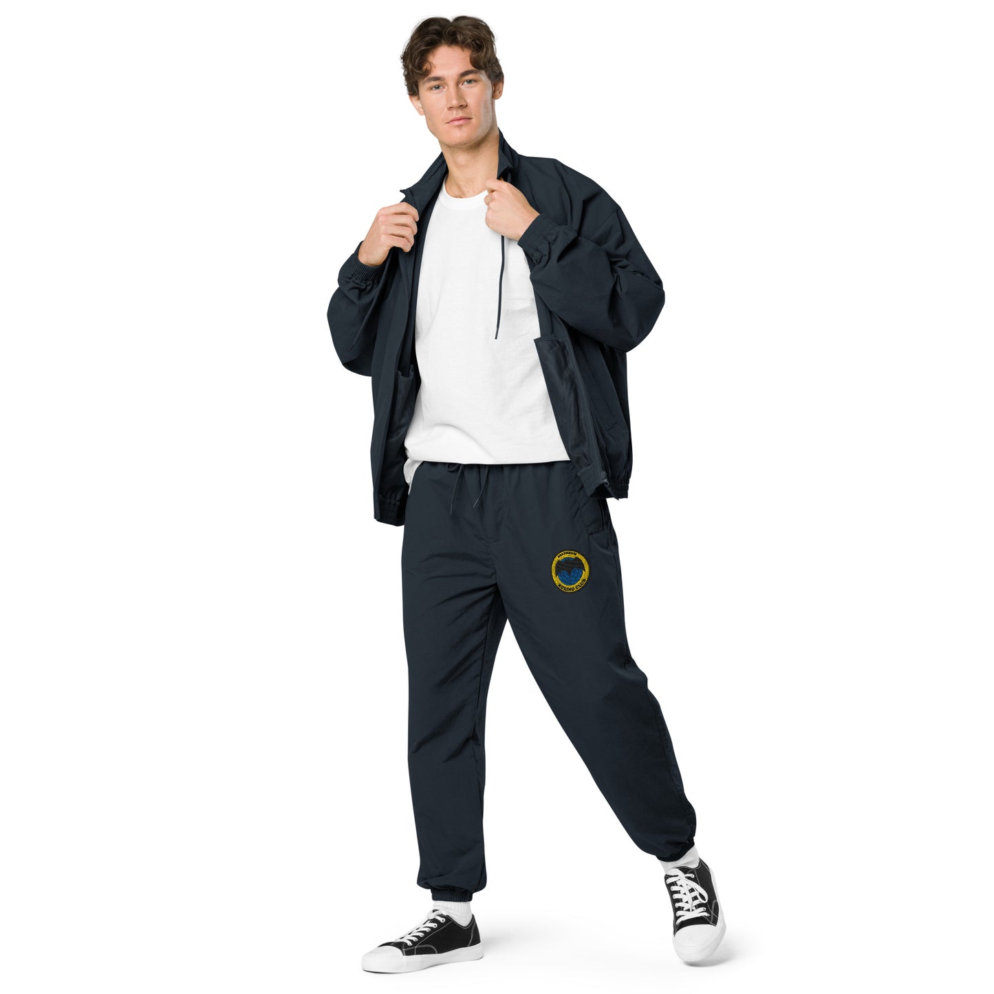 HBC Embriodered tracksuit trousers
