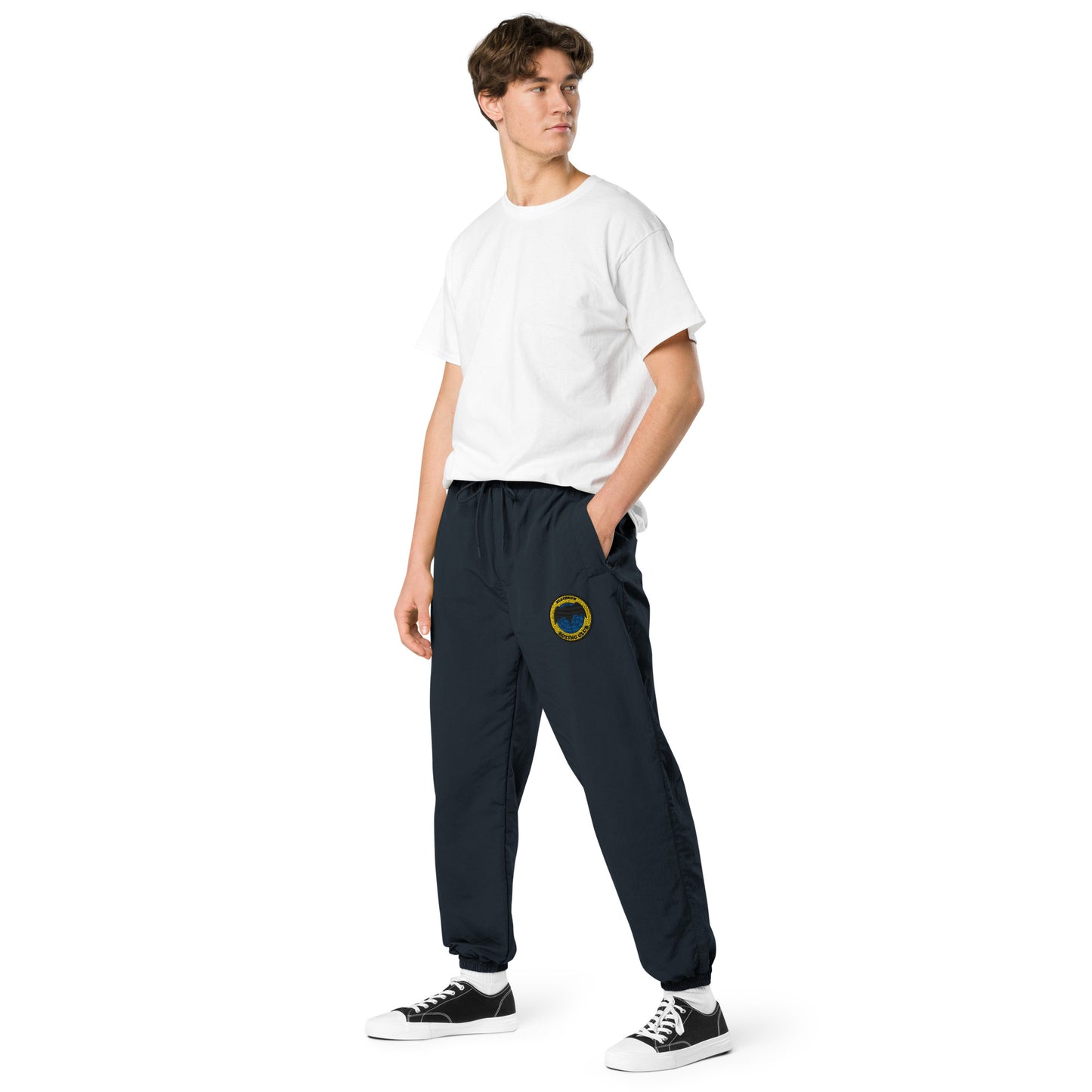 HBC Embriodered tracksuit trousers