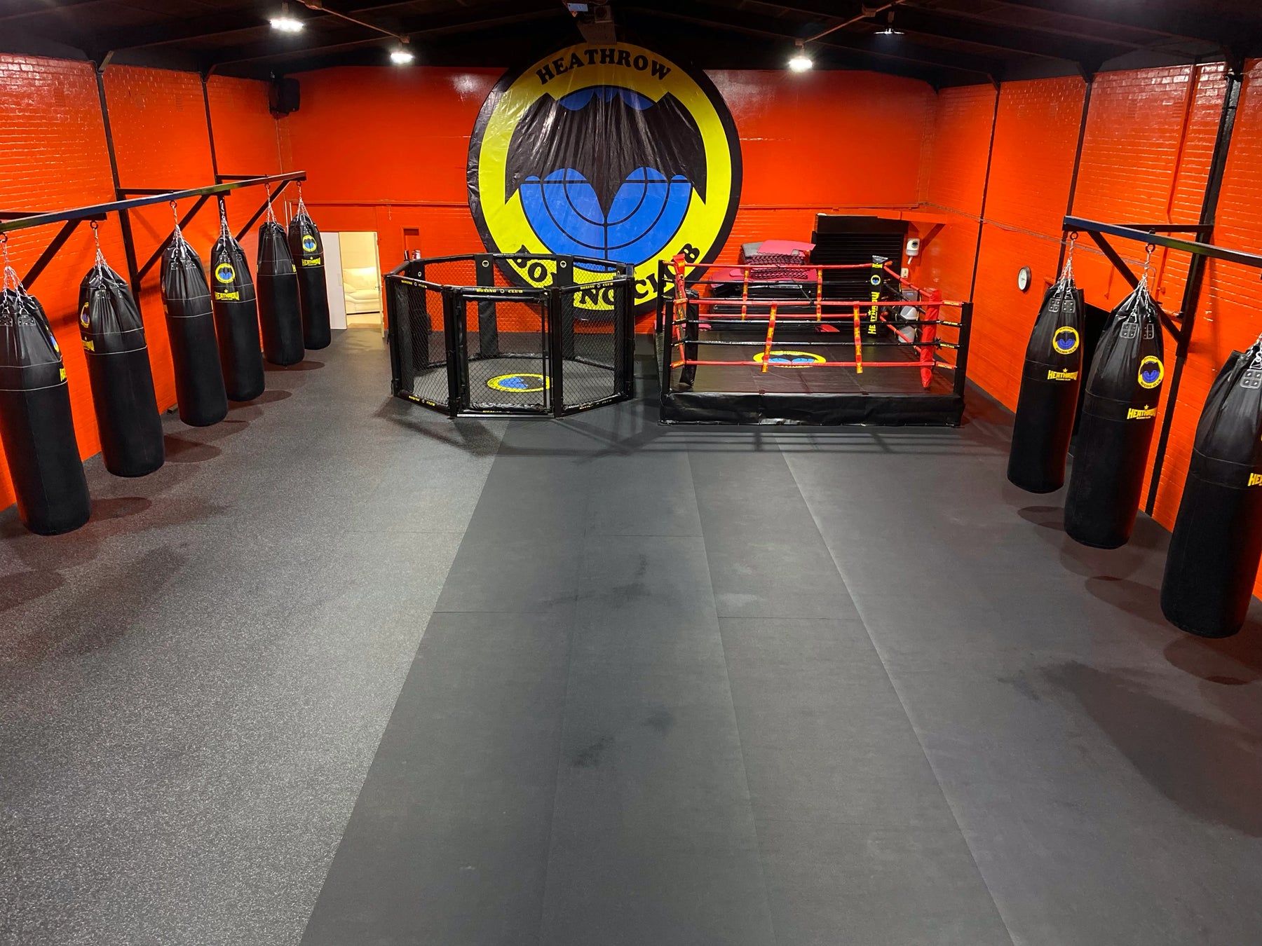 Inside Heathrow Boxing Club in West Drayton